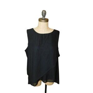 Chico's Elegant Black Layered Blouse